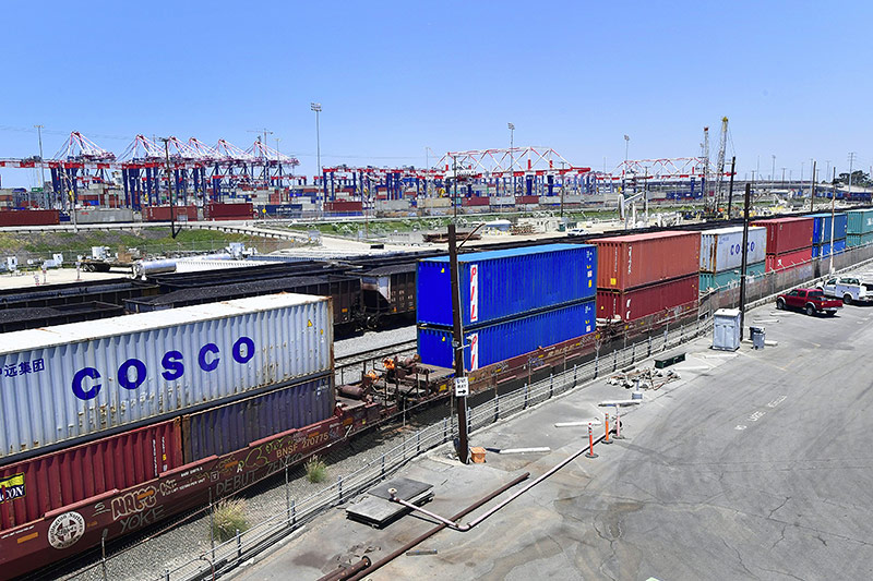 © APA/AFP/Frederic J. Brown Container in Long Beach, Kalifornien