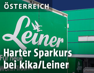 Leiner-Logo auf Lkw