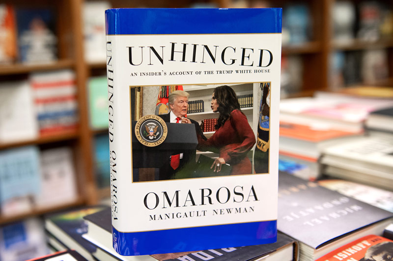 © APA/AFP/Saul Loeb Das Buch "Unhinged"
