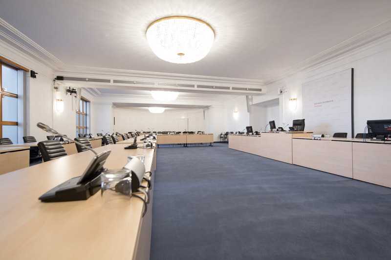 © ORF.at/Roland Winkler Eindrücke von den Räumlichkeiten des BVT-Ausschusses