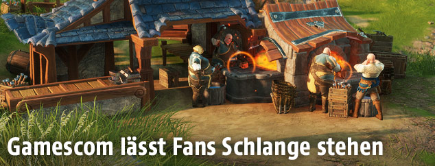 Spielszene aus "Die Siedler"