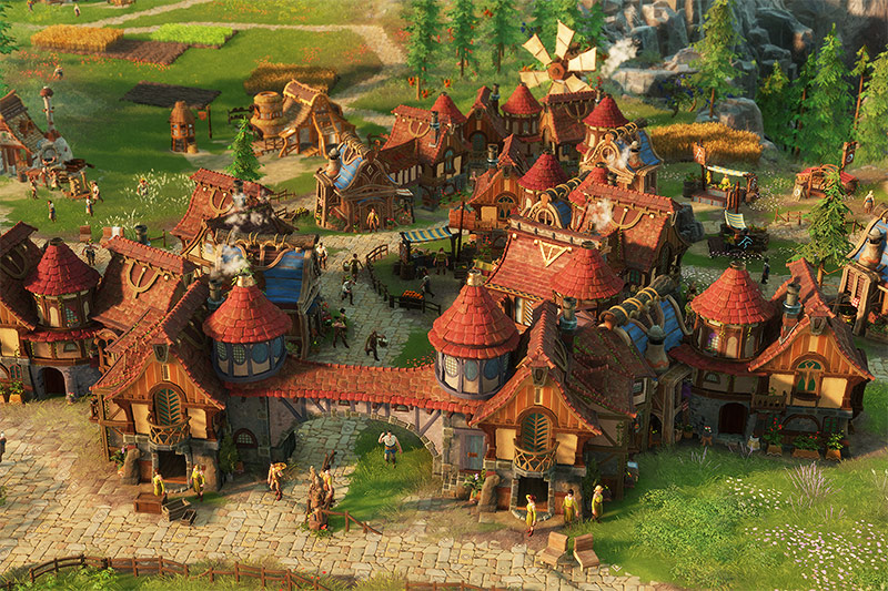 Spielszene aus "Die Siedler"