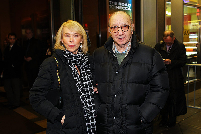 © APA/AFP/Getty Images North America/Neilson Barnard Neil Simon mit seiner Frau Elaine Joyce im Jahr 2012