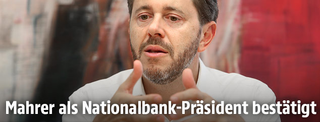 Der designierte Nationalbank-Präsident Harald Mahrer