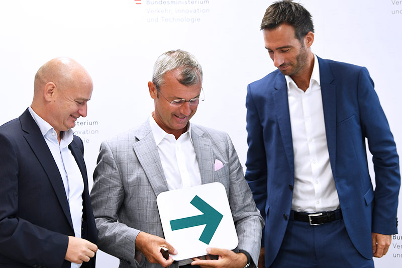 © APA/Harald Schneider Markus Hein, Norbert Hofer und Harald Frey