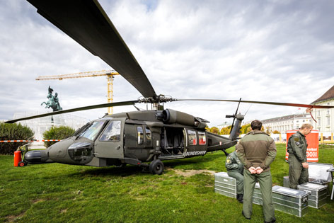 © ORF.at/Christian Öser Blackhawk-Hubschrauber