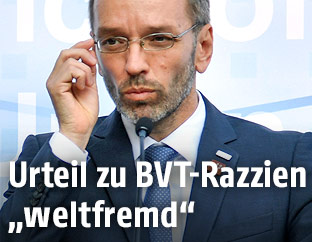 Innenminister Herbert Kickl (FP&Ouml;)