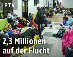 Über zwei Millionen auf der Flucht