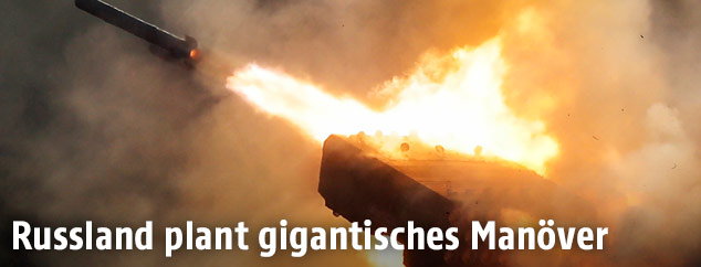 Rakete wird von russischem TOS-1 abgefeuert