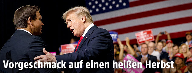 Ron DeSantis und Donald Trump