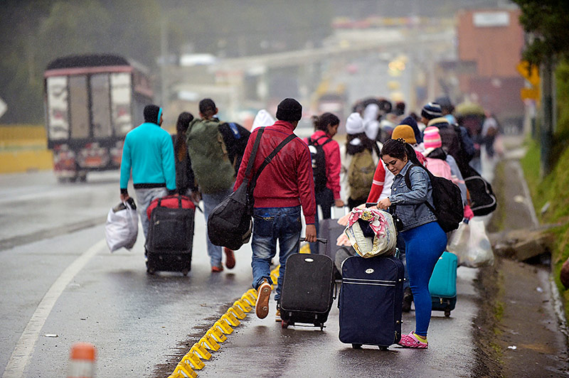 © APA/AFP/Rodrigo Buenida Menschen aus Venezuela auf der Flucht in Kolumbien