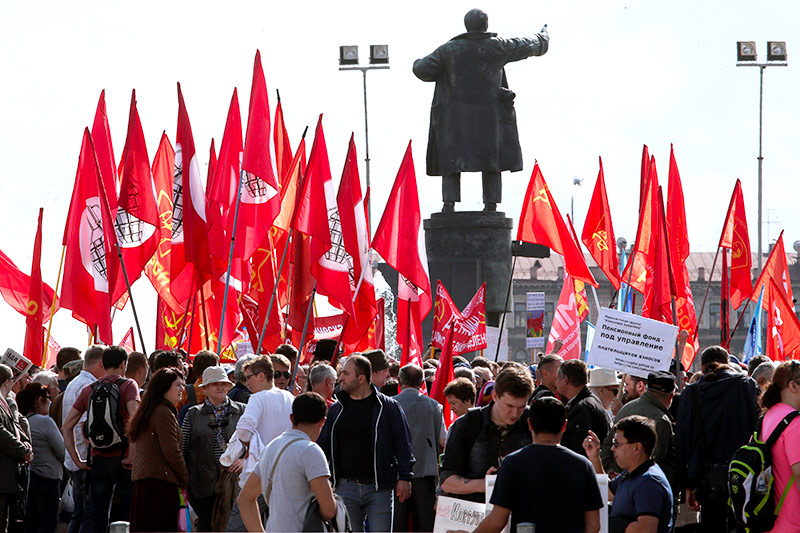 © AP/Dmitri Lovetsky Proteste in Russland